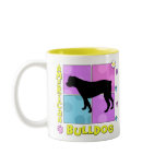 Groovy American Bulldog Coffee Mugs