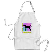 Groovy Black & Tan Coonhound Aprons