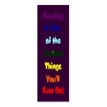 Groovy bookmark business cards