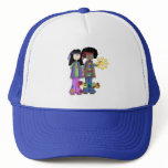 Groovy Cap ~ 60s Flower Power Mesh Hats