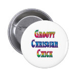 groovy christian chick buttons