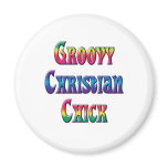groovy christian chick refrigerator magnets