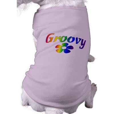 groovy doggie t shirt by DonnaGrayson
