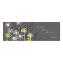 Groovy Flower Garden Thank You Gift Tag / Favour /