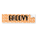 Groovy Flowers bumper stickers