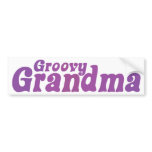Groovy Grandma bumper stickers