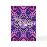 Groovy Happy Holidays Card