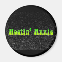 Groovy Hootin' Annie Fridge Magnets