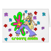 Groovy Mom Mothers Day Card