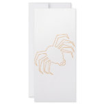Groovy Orange Halloween Spider rack cards