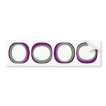 Groovy O's bumper stickers