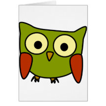 Groovy Owl Greeting Cards