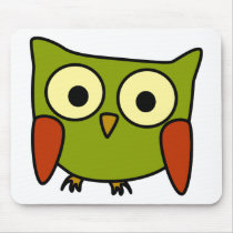 Groovy Owl Mouse Pad