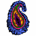 Groovy Paisley Magnet photo sculptures
