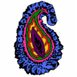 Groovy Paisley Magnet photo sculptures