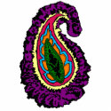 Groovy Paisley Magnet photo sculptures