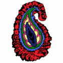 Groovy Paisley Magnet photo sculptures