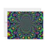 Groovy Paisley Pansies Personalized Announcement