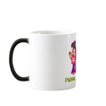 GROOVY!  Peace, Love and Pugs Morph Mug!