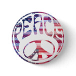 Groovy Peace Sign buttons
