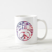 Groovy Peace Sign Coffee Mug