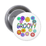 Groovy Pinback Button