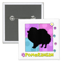 Groovy Pomeranian Pin