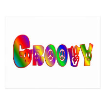 GROOVY POST CARDS