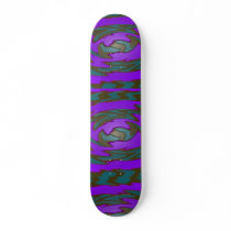groovy purple and teal