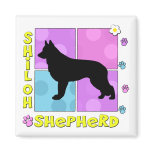 Groovy Shiloh Shepherd magnets