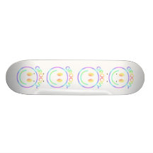 Groovy Smiley Face Skate Boards