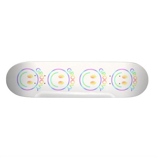 Groovy Smiley Face Skate Boards