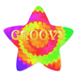 Groovy Star Stickers