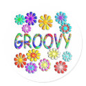 Groovy stickers