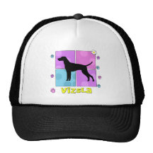 Groovy Vizsla Trucker Hats