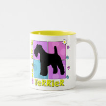 Groovy Wire Fox Terrier Coffee Mug