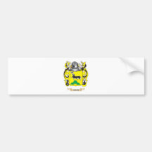 Gros Coat of Arms (Family Crest) Bumper Sticker