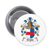 Gross Family Crest Pinback Button