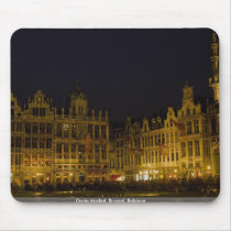 Grote Market, Brussel, Belgium Mouse Pad