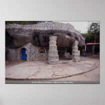 Grotto Shrine of Mariel, visitation of Virgin Mary Posters