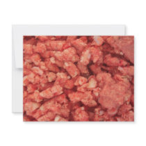 Ground Beef Meat Bacon Invites