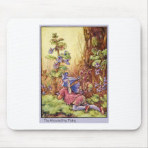 Ground Ivy Fairy Mousepads