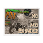 Groundhawg PUNX world tour NO MO SNO postcards