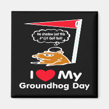 Groundhog Day Fridge Magnets