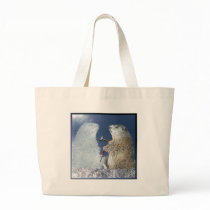 Groundhog Day Ice Sculpture Tote Bags