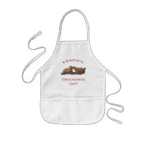 Groundhog Day Kiss Apron