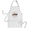 Groundhog Day Kiss aprons