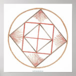 Grounding Mandala Poster
