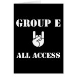 Group E cards