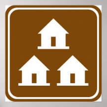 Group Lodges Highway Sign Print